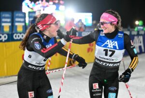 Langläuferinnen Gimmler/Rydzek siegen im Team-Sprint