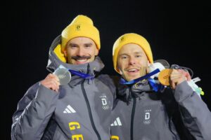 Skeletonis im Glück: Jungk und Grotheer rasen aufs Podest