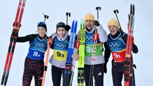 Biathlon-Staffel feiert Bronze-Auftakt: «Sehr besonders»