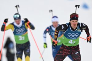 Deutsche Biathlon-Staffel bei Olympia wieder auf Platz vier